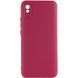 Чохол Silicone Cover Ummi Lakshmi Full Camera (AA) для Xiaomi Redmi 9A Бордовий / Marsala
