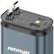 АЗУ Amaya ACC-CL11 PD57.5W+QC3.0 (1USB-A/1C) with retractable cable Type-C + Lightning Gray фото 2
