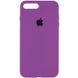 Чохол Silicone Case Full Protective (AA) для Apple iPhone 7 plus / 8 plus (5.5") Фіолетовий / Grape фото 1
