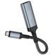 Переходник Hoco UA43A Type-C to HDTV (0.2m) Metal gray фото 4