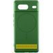Чехол Silicone Cover Lakshmi Full Camera (AA) with Magnetic Fit для Google Pixel 8 Зеленый / Dark green