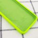 Чохол Silicone Case Square Full Camera Protective (AA) для Apple iPhone 7 plus / 8 plus (5.5") Салатовий / Neon green фото 3