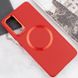 TPU чохол Bonbon Metal Style with MagSafe для Samsung Galaxy S23 Червоний / Red фото 4