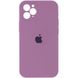 Чохол Silicone Case Square Full Camera Protective (AA) для Apple iPhone 11 Pro Max (6.5") Ліловий / Lilac Pride