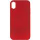TPU чохол Bonbon Metal Style для Apple iPhone XR (6.1") Червоний / Red фото 1