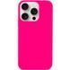 Чехол Silicone Case Full Protective (AA) NO LOGO для Apple iPhone 14 Pro (6.1") Розовый / Barbie pink