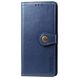 Кожаный чехол книжка GETMAN Gallant (PU) для Xiaomi Redmi 10C Синий фото 1