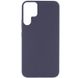 Чехол Silicone Cover Lakshmi (AAA) для Samsung Galaxy S22 Ultra Серый / Dark Gray фото 1