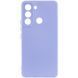 Чехол Silicone Cover Lakshmi Full Camera (AAA) для TECNO Spark 8C Сиреневый / Dasheen