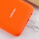 Чехол Silicone Cover Full Protective (AA) для Samsung Galaxy A02s Оранжевый / Neon Orange фото 5