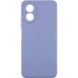 Силиконовый чехол Candy Full Camera для Oppo A78 4G Голубой / Mist blue