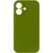 Чохол Silk Full Camera Protective (AA) NO LOGO для Apple iPhone 17 (6.3") Зелений / Dark Olive фото 2