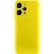 Чехол TPU GETMAN Liquid Silk Full Camera для Xiaomi Redmi 12 Желтый / Flash