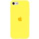 Чехол Silicone Case Full Protective (AA) для Apple iPhone SE (2020) Желтый / Yellow