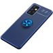 TPU чехол Deen ColorRing под магнитный держатель (opp) для Samsung Galaxy A72 4G / A72 5G Синий / Синий фото 1