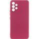Чехол TPU GETMAN Liquid Silk Full Camera для Samsung Galaxy A32 4G Бордовый / Marsala