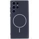 Чохол Silicone Cover Lakshmi Full Camera (AA) with Magnetic Fit для Samsung Galaxy S23 Ultra Темно-синій / Midnight blue