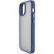 TPU+PC чехол Metal Buttons для Apple iPhone 13 (6.1") Синий / Navy Blue фото 3