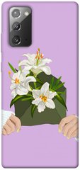 Чохол itsPrint Flower message для Samsung Galaxy Note 20
