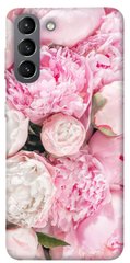 Чохол itsPrint Pink peonies для Samsung Galaxy S21