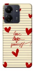 Чехол itsPrint Love yourself для Xiaomi Redmi 13C