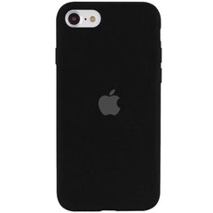 Уцінка Чохол Silicone Case Full Protective (AA) для Apple iPhone SE (2020) Дефект упаковки / Чорний / Black