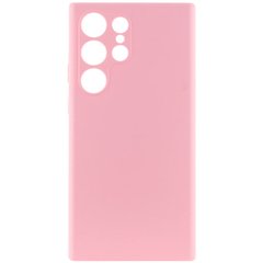 Чохол Silicone Cover Lakshmi Full Camera (AAA) для Samsung Galaxy S23 Ultra Рожевий / Light pink
