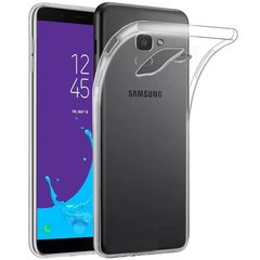 TPU чохол Epic Transparent 1,5mm для Samsung J600F Galaxy J6 (2018) Безбарвний (прозорий)