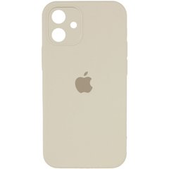 Уценка Чехол Silicone Case Square Full Camera Protective (AA) для Apple iPhone 11 (6.1") Вскрытая упаковка / Бежевый / Antigue White