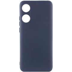 Чохол Silicone Cover Lakshmi Full Camera (AAA) для Oppo A58 4G Темно-синій / Midnight blue