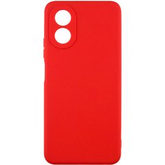 Силиконовый чехол Candy Full Camera для Oppo A38 / A18 Красный / Red
