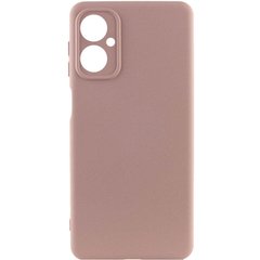 Чехол Silicone Cover Lakshmi Full Camera (A) для Motorola Moto G14 Розовый / Pink Sand