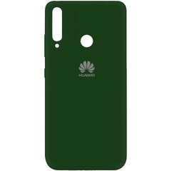 Чехол Silicone Cover My Color Full Protective (A) для Huawei P40 Lite E / Y7p (2020) Зеленый / Dark green