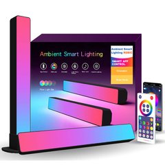 Настільна LED лампа RGB 5V Panel 3 Bluetooth dual pack USB interface with app Black