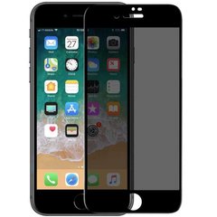 Защитное стекло Privacy 5D Matte (full glue) (тех.пак) для Apple iPhone 7 plus / 8 plus (5.5") Черный