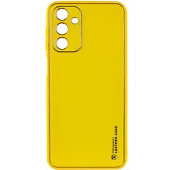 Кожаный чехол Xshield для Samsung Galaxy A05s Желтый / Yellow
