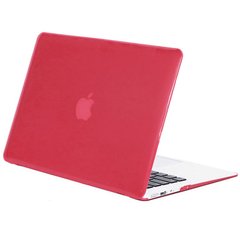 Уцінка Чохол-накладка Matte Shell для Apple MacBook Pro touch bar 15 (2016/18) (A1707 / A1990) Естетичний дефект / Червоний / Wine red