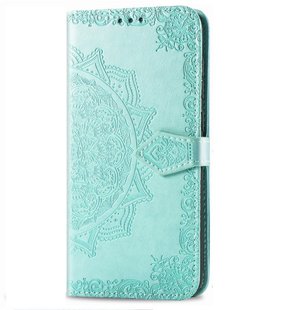 Кожаный чехол (книжка) Art Case с визитницей для Xiaomi Redmi 6A Бирюзовый