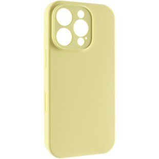Чехол Silk Full Camera Protective (AA) NO LOGO для Apple iPhone 16 Pro Max (6.9") Желтый / Mellow Yellow