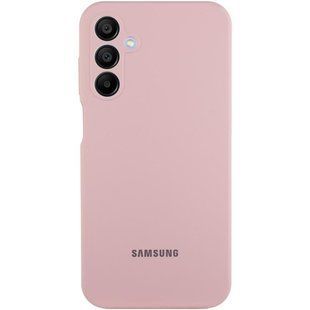 Чохол Silicone Cover Lakshmi Full Camera (AAA) with Logo для Samsung Galaxy A14 4G/5G Рожевий / Pink Sand