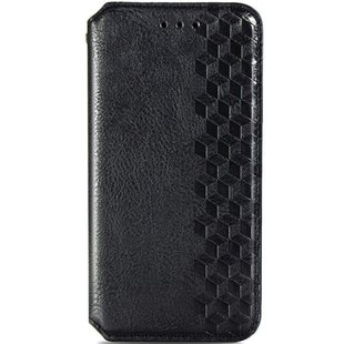 Кожаный чехол книжка GETMAN Cubic (PU) для Samsung Galaxy A04 Черный