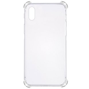 TPU чехол GETMAN Ease logo усиленные углы для Apple iPhone X / XS (5.8") Бесцветный (прозрачный)