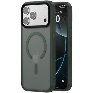 Чехол Ummi Colorful with MagSafe для Apple iPhone 17 Pro Max (6.9") Зеленый / Dark Green