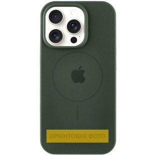 Чехол Silicone Case Full Protective (AA) V2 with MagSafe для Apple iPhone 14 Pro Max (6.7") Зеленый / Cyprus Green