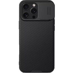 Карбоновая накладка Nillkin CamShield Pro Magnetic для Apple iPhone 16 Pro Max (6.9") Black