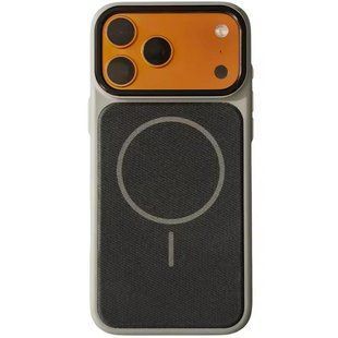 Чехол TPU TechWoven Hybrid with MagSafe для Apple iPhone 17 Pro Max (6.9") Grey / Black