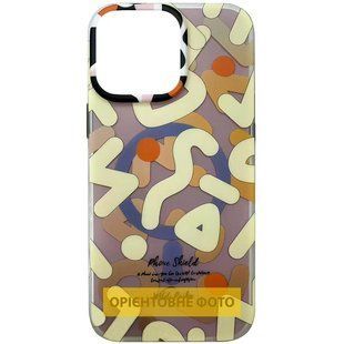 TPU чехол Pastel Chaos with Magnetic Fit для Apple iPhone 17 (6.3") Biege