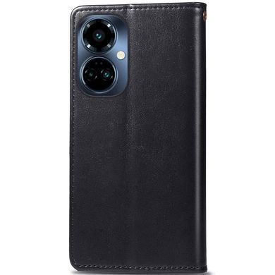 Кожаный чехол книжка GETMAN Gallant (PU) для TECNO Camon 19 Черный