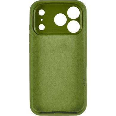 Чохол Silk Full Camera Protective (AA) NO LOGO для Apple iPhone 17 Pro Max (6.9") Зелений / Dark Olive