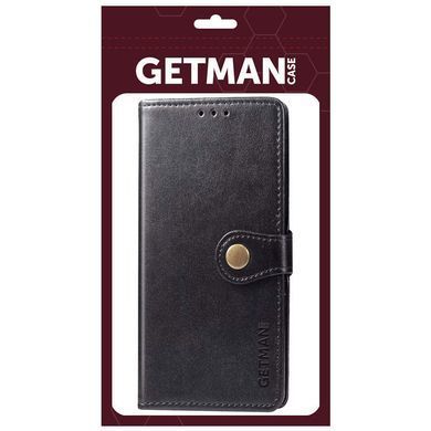 Кожаный чехол книжка GETMAN Gallant (PU) для TECNO Camon 19 Черный